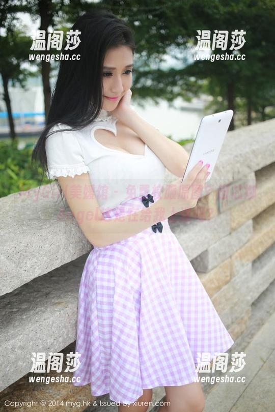 MyGirl美媛馆 - 免费校服原图？田芯娜Angel这是在给我上课吗？